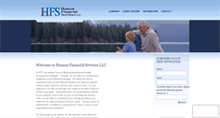 Desktop Screenshot of hansonfinancial.com